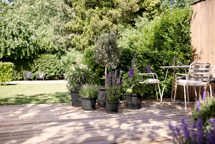 amiga round 47cm anthracite